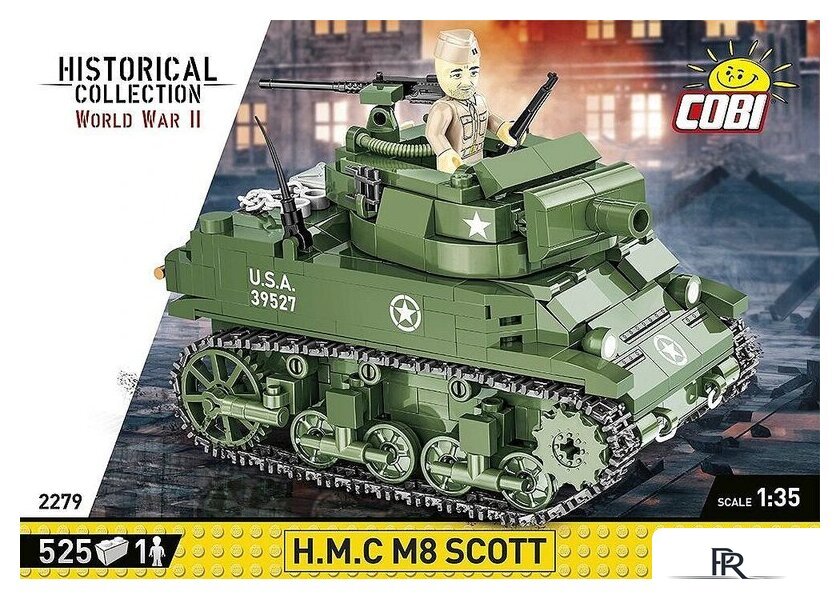 Конструктор Cobi Historical Collection WWII H.M.C. M8 Scott - Изображение №3 — Интернет-магазин ПроЗаказ