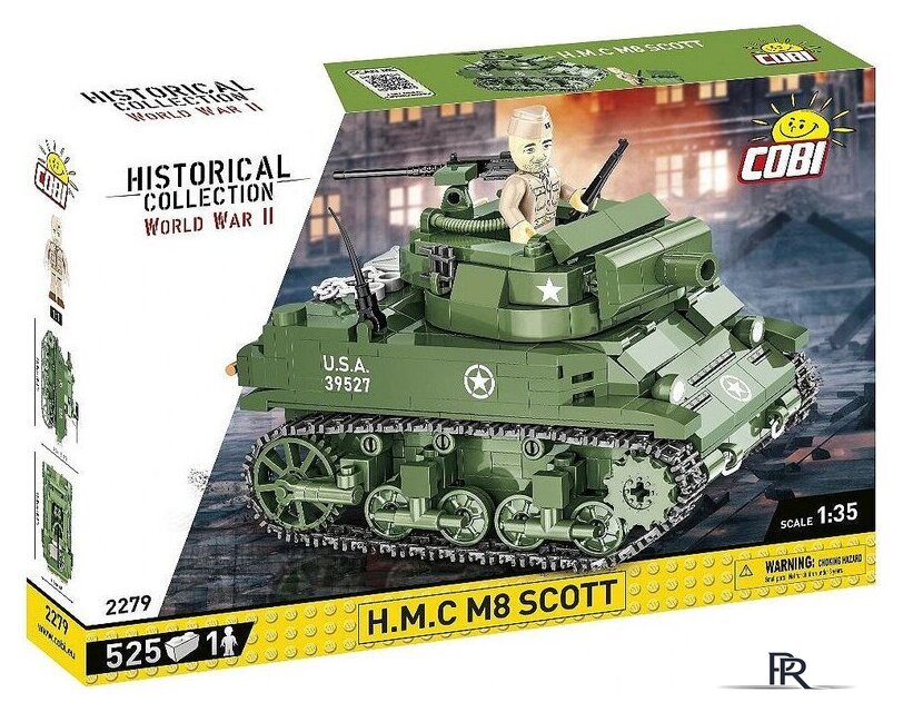 Конструктор Cobi Historical Collection WWII H.M.C. M8 Scott - Изображение №10 — Интернет-магазин ПроЗаказ