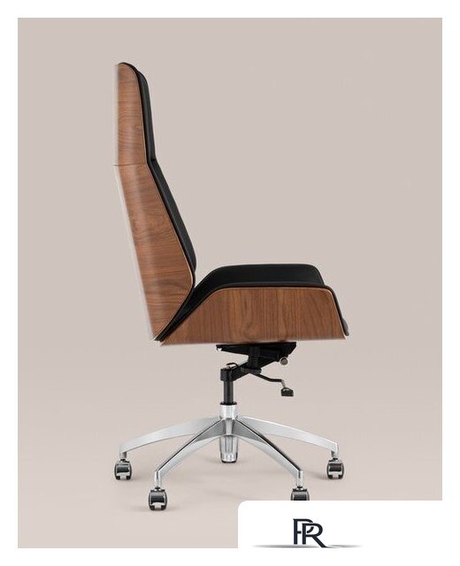 Офисное кресло TopChairs Crown SN A312 8383-29 Walnut Back (черный) - Изображение №3 — Интернет-магазин ПроЗаказ