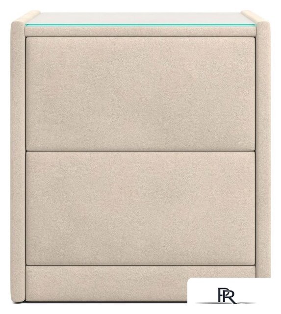 Тумба Мебельград Аризона мягкая (мора бежевый) - Изображение №2 — Интернет-магазин ПроЗаказ