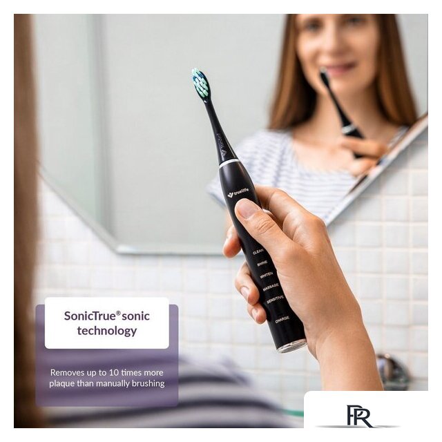 Электрическая зубная щетка TrueLife SonicBrush Clean30 (черный) - Изображение №3 — Интернет-магазин ПроЗаказ