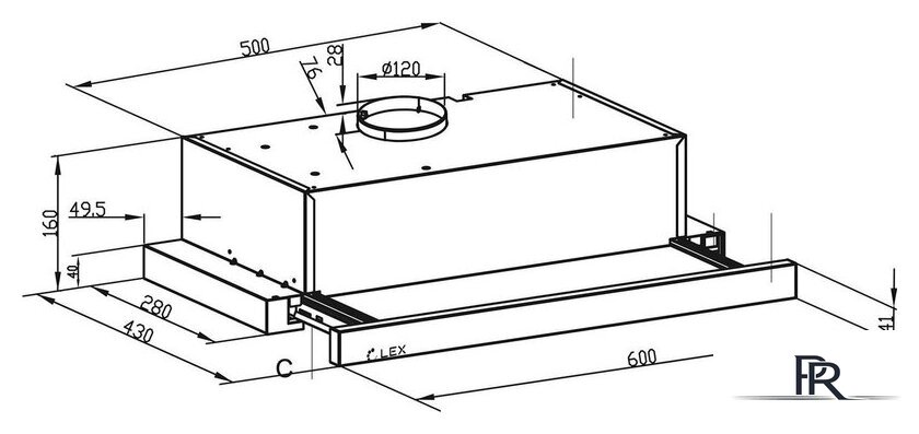 Кухонная вытяжка LEX Hogan G 600 (белый) - Изображение №6 — Интернет-магазин ПроЗаказ
