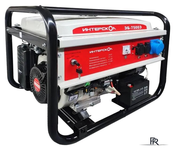 Бензиновый генератор Интерскол ЭБ-7500Э - Изображение №1 — Интернет-магазин ПроЗаказ