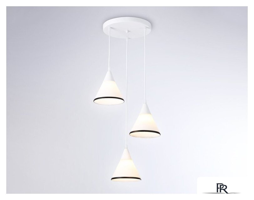 Подвесная люстра Ambrella light Traditional TR3167/3 WH/BK (белый/черный) - Изображение №5 — Интернет-магазин ПроЗаказ