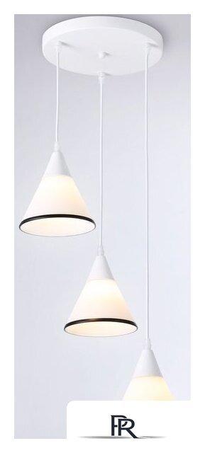 Подвесная люстра Ambrella light Traditional TR3167/3 WH/BK (белый/черный) - Изображение №1 — Интернет-магазин ПроЗаказ