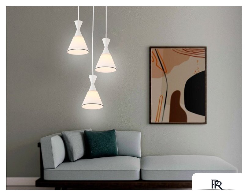 Подвесная люстра Ambrella light Traditional TR3167/3 WH/BK (белый/черный) - Изображение №8 — Интернет-магазин ПроЗаказ