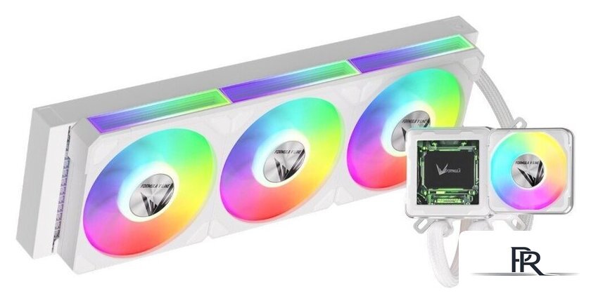 Система жидкостного охлаждения для процессора Formula Cryo Wing Digi 360 (белый) - Изображение №2 — Интернет-магазин ПроЗаказ