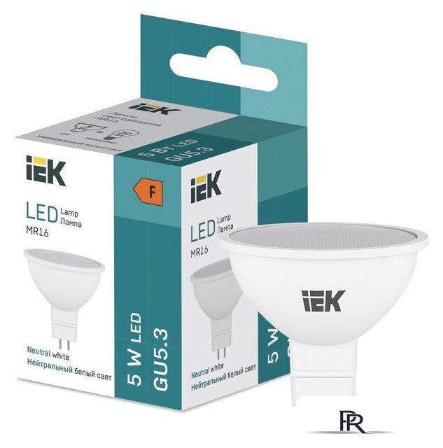 Светодиодная лампочка IEK LED MR16 410lm 4000K GU5.3 - Изображение №1 — Интернет-магазин ПроЗаказ
