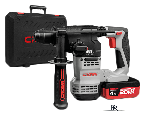 Перфоратор Crown CT28001HX-4 BMC (с 2-мя АКБ 4 Ah) - Изображение №1 — Интернет-магазин ПроЗаказ