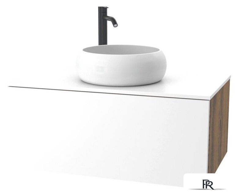  ЗОВ Тумба под умывальник Кито 60 K60LA0MWMC (аттик/белый матовый) - Изображение №1 — Интернет-магазин ПроЗаказ