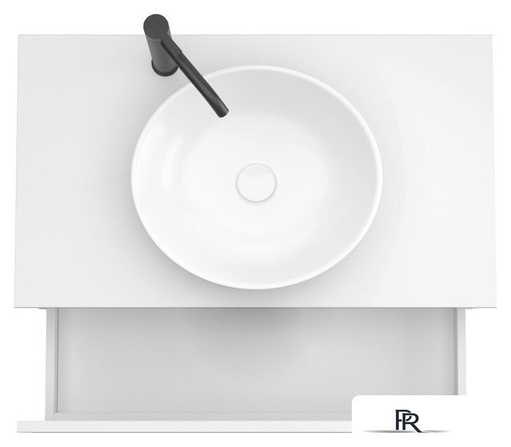  ЗОВ Тумба под умывальник Кито 60 K60LA0MWMC (аттик/белый матовый) - Изображение №3 — Интернет-магазин ПроЗаказ