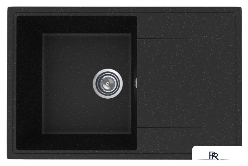 Кухонная мойка Practik PR-M 735-004 (черный оникс) - Изображение №1 — Интернет-магазин ПроЗаказ