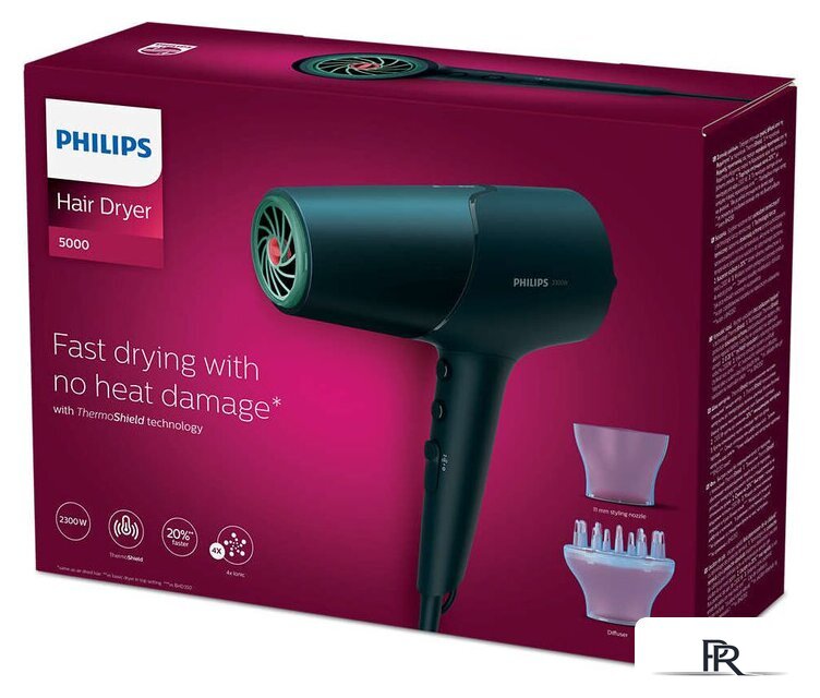 Фен Philips BHD512/00 - Изображение №4 — Интернет-магазин ПроЗаказ