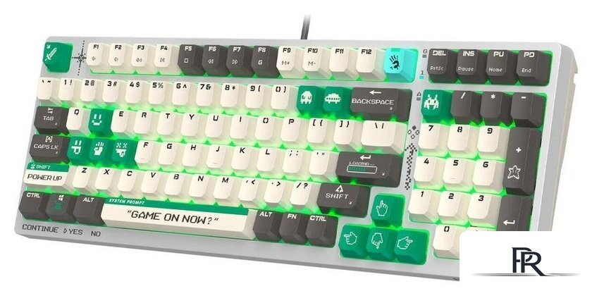 Клавиатура A4Tech Bloody S98 Pixels Green (Bloody BLMS Red Plus, нет кириллицы) - Изображение №6 — Интернет-магазин ПроЗаказ