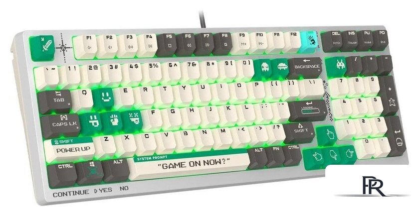 Клавиатура A4Tech Bloody S98 Pixels Green (Bloody BLMS Red Plus, нет кириллицы) - Изображение №4 — Интернет-магазин ПроЗаказ