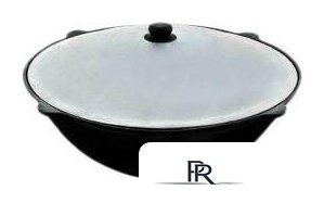 Казан Grand Metall Invest Узбекский 12 л, плоское дно - Изображение №1 — Интернет-магазин ПроЗаказ