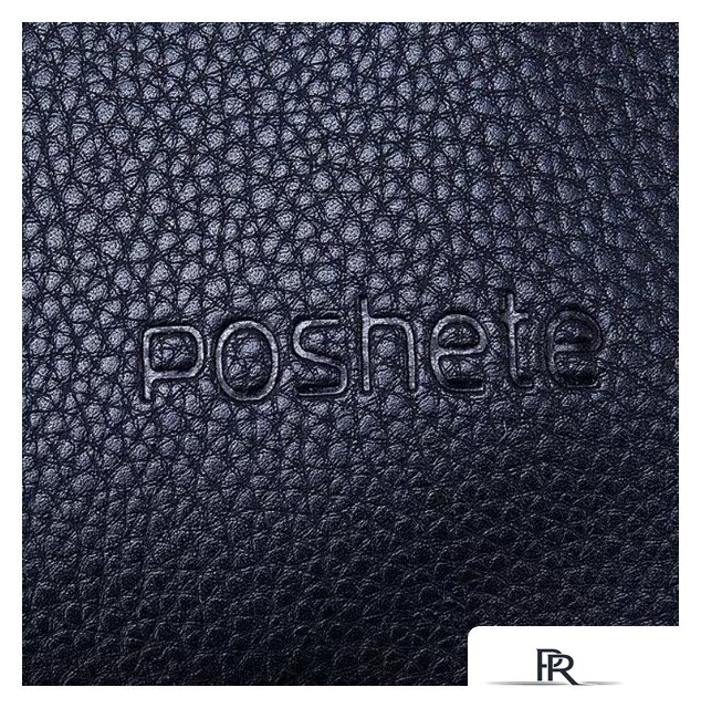 Мужская сумка Poshete 249-C003-BLK (черный) - Изображение №5 — Интернет-магазин ПроЗаказ