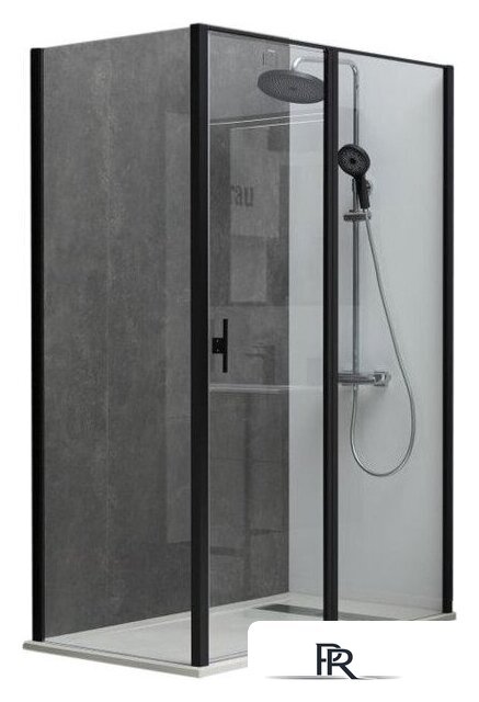 Душевой уголок Allen Brau Priority 160x100 304253 (черный браш) - Изображение №1 — Интернет-магазин ПроЗаказ