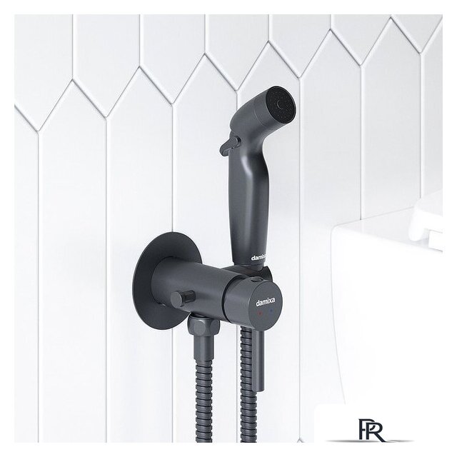 Гигиенический душ Damixa Option 211000300 (черный) - Изображение №3 — Интернет-магазин ПроЗаказ