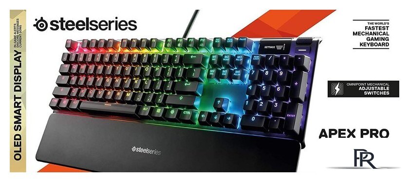 Клавиатура SteelSeries Apex Pro (нет кириллицы) - Изображение №10 — Интернет-магазин ПроЗаказ