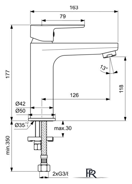 Смеситель Ideal Standard Cerafine O BC554AA - Изображение №2 — Интернет-магазин ПроЗаказ