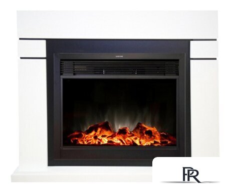 Каминокомплект Smolcom Lindos MB/JUP/SYM26 с RealFlame Moonblaze Deluxe-S BL LT (белый) - Изображение №1 — Интернет-магазин ПроЗаказ