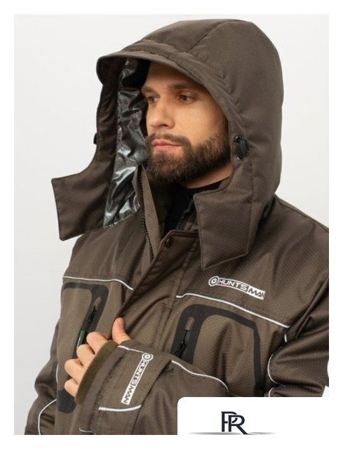 Одежда для охоты, рыбалки Huntsman Полюс LUX -40°C (р. 44-46/170-176, хаки) - Изображение №4 — Интернет-магазин ПроЗаказ