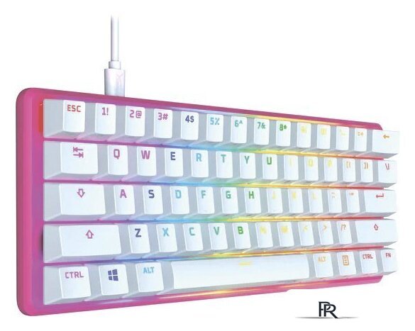 Клавиатура HyperX Alloy Origins 60 Pink (HyperX Red, нет кириллицы) - Изображение №5 — Интернет-магазин ПроЗаказ