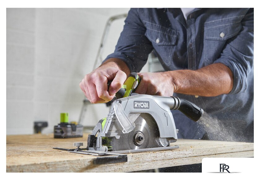 Дисковая (циркулярная) пила Ryobi R18CS-0 5133002338 (без АКБ) - Изображение №6 — Интернет-магазин ПроЗаказ