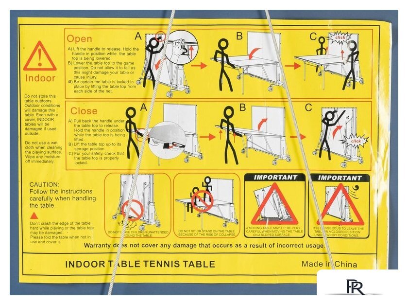 Теннисный стол Sundays P700 - Изображение №20 — Интернет-магазин ПроЗаказ
