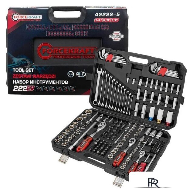 Универсальный набор инструментов ForceKraft FK-42222-5 (64513) - Изображение №1 — Интернет-магазин ПроЗаказ