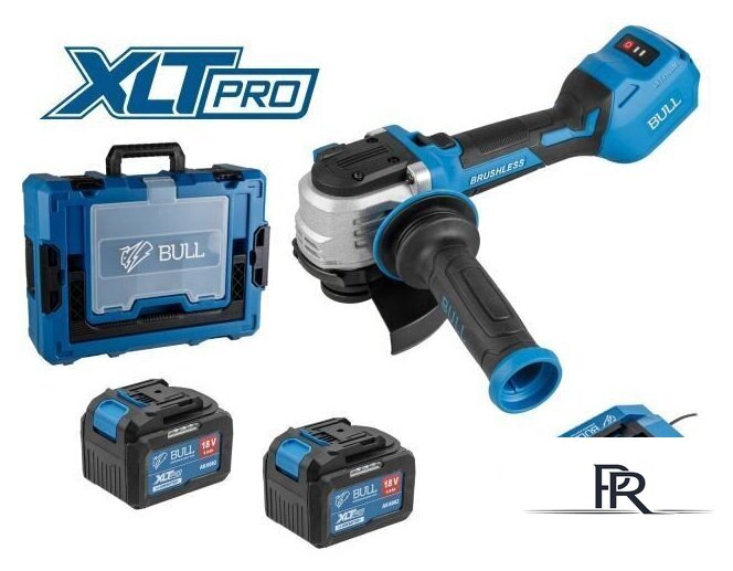 Угловая шлифмашина Bull CSG 1812-1 SR XLTpro Xcase 1333998 (с 2-мя АКБ, кейс) - Изображение №1 — Интернет-магазин ПроЗаказ