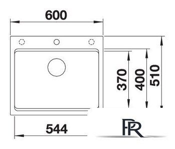 Кухонная мойка Blanco Etagon 6 525890 (черный) - Изображение №4 — Интернет-магазин ПроЗаказ