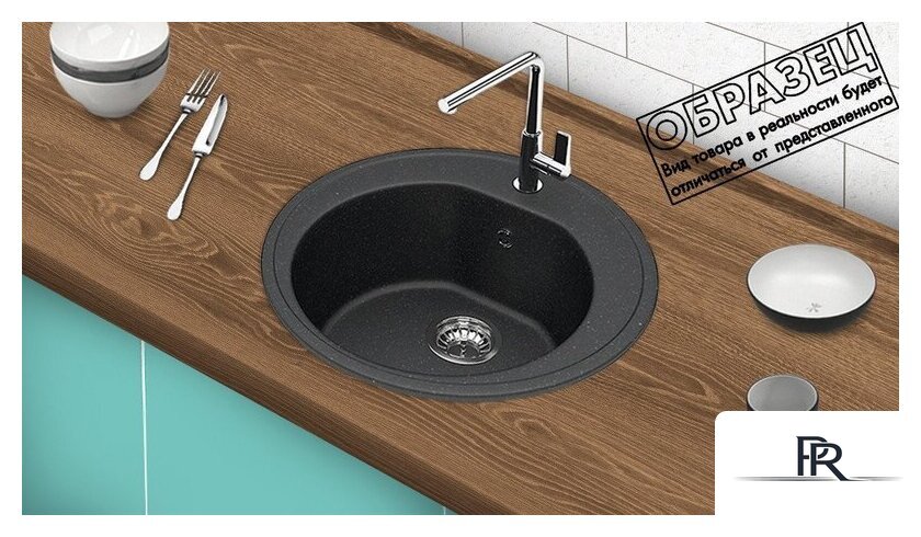 Кухонная мойка Berge BR-5200 + Like F8007122 (черный) - Изображение №9 — Интернет-магазин ПроЗаказ