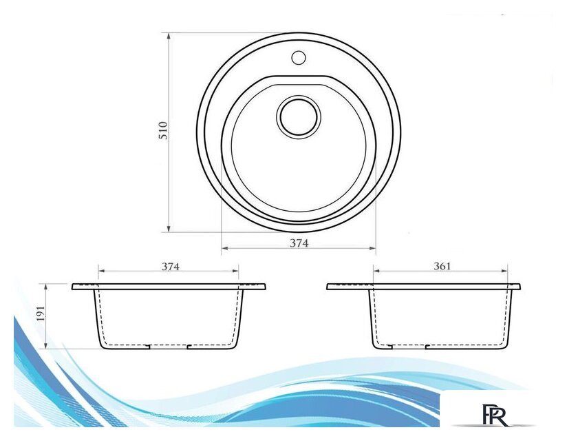 Кухонная мойка Berge BR-5200 + Like F8007122 (черный) - Изображение №22 — Интернет-магазин ПроЗаказ