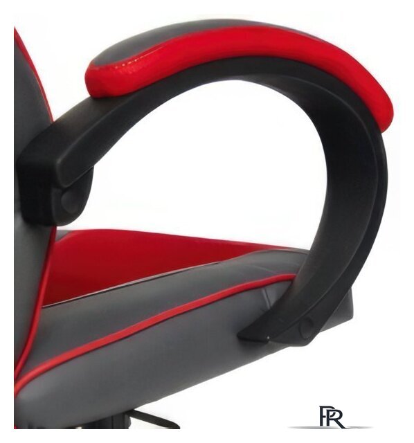 Игровое (геймерское) кресло TetChair Racer Gt (кожзам/ткань, металлик/красный) - Изображение №10 — Интернет-магазин ПроЗаказ