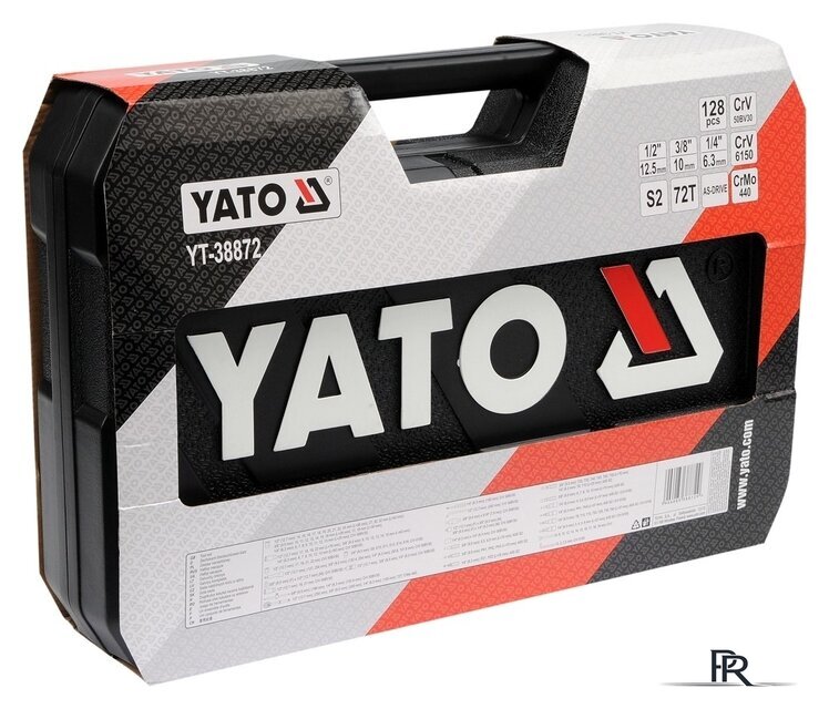 Универсальный набор инструментов Yato YT-38872 (128 предметов) - Изображение №4 — Интернет-магазин ПроЗаказ