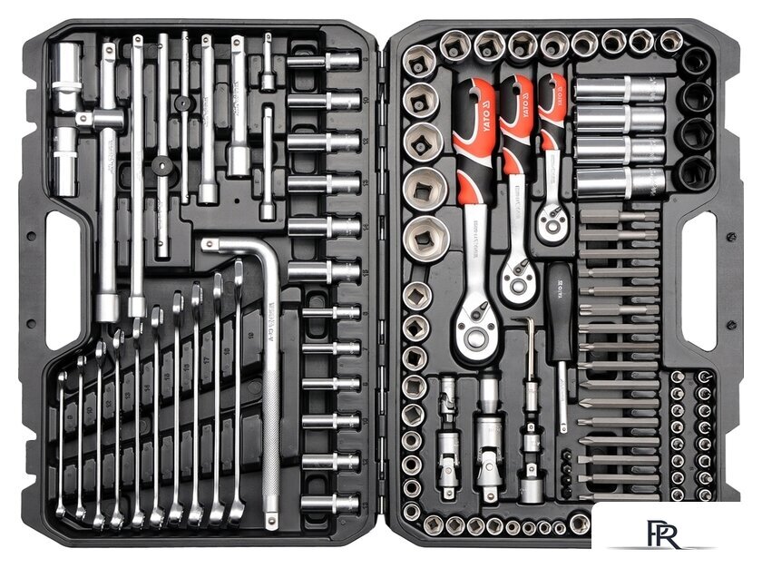 Универсальный набор инструментов Yato YT-38872 (128 предметов) - Изображение №2 — Интернет-магазин ПроЗаказ