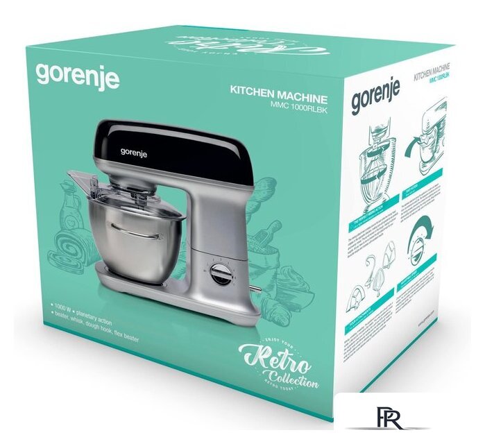 Кухонная машина Gorenje MMC1000RLBK - Изображение №6 — Интернет-магазин ПроЗаказ