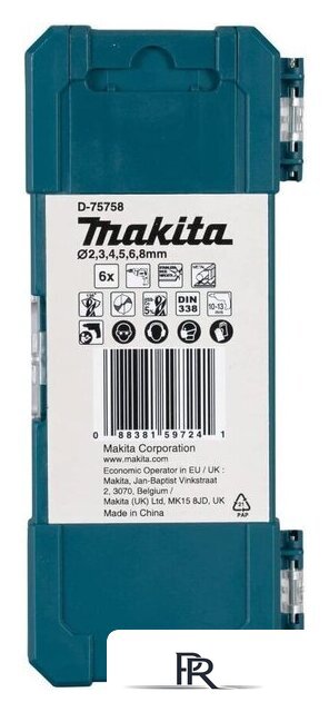 Набор сверл Makita D-75758 - Изображение №3 — Интернет-магазин ПроЗаказ
