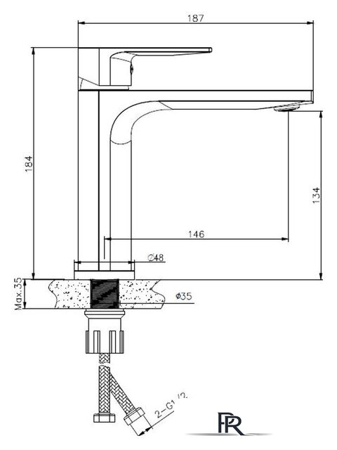 Умывальник Lauter 21441B + Reef 21CK678C - Изображение №11 — Интернет-магазин ПроЗаказ