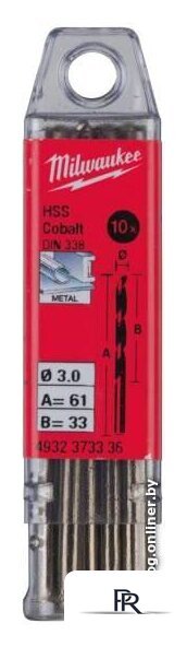 Набор сверл Milwaukee 4932373332 (10 предметов) - Изображение №1 — Интернет-магазин ПроЗаказ