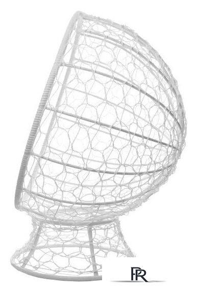 Кресло M-Group Кокос на подставке 11590109 (белый ротанг/серая подушка) - Изображение №13 — Интернет-магазин ПроЗаказ