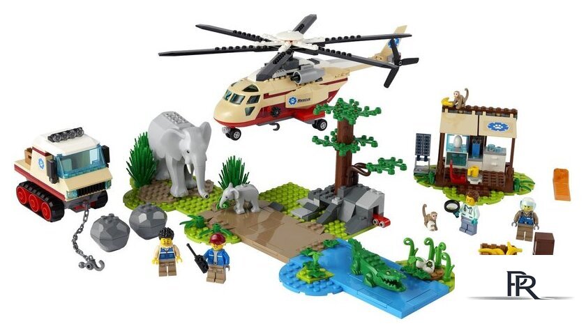 Конструктор LEGO City 60302 Операция по спасению зверей - Изображение №3 — Интернет-магазин ПроЗаказ