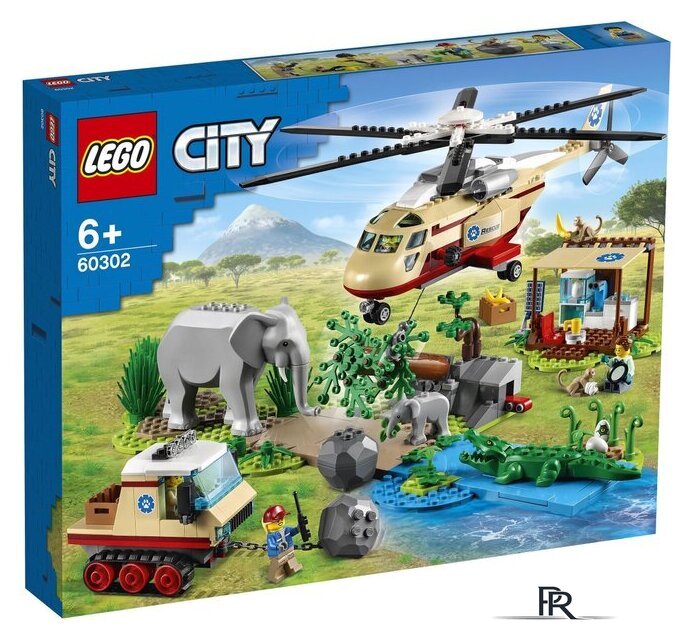 Конструктор LEGO City 60302 Операция по спасению зверей - Изображение №1 — Интернет-магазин ПроЗаказ