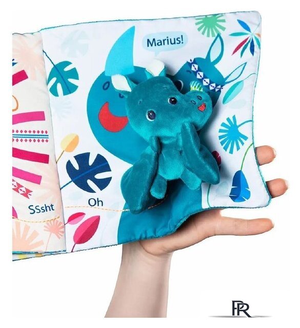 Развивающая игрушка Lilliputiens Книжка мягкая Мариус ищет папу 83099 - Изображение №7 — Интернет-магазин ПроЗаказ