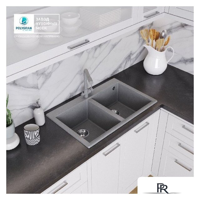 Кухонная мойка Polygran Brig 790 (серый) - Изображение №8 — Интернет-магазин ПроЗаказ