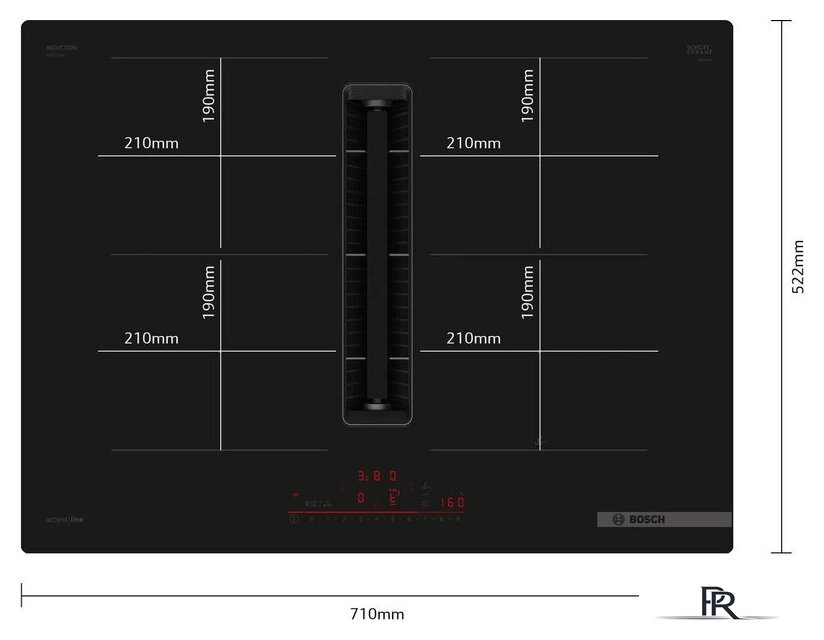 Варочная панель Bosch Serie 6 PVQ711H26E - Изображение №2 — Интернет-магазин ПроЗаказ