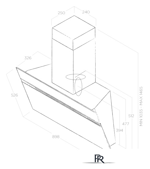 Кухонная вытяжка Elica Stripe Urban Cast Iron/A/90 - Изображение №5 — Интернет-магазин ПроЗаказ