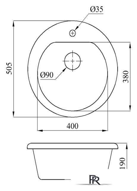 Кухонная мойка БелЭворс Nika (темно-бежевый) - Изображение №2 — Интернет-магазин ПроЗаказ